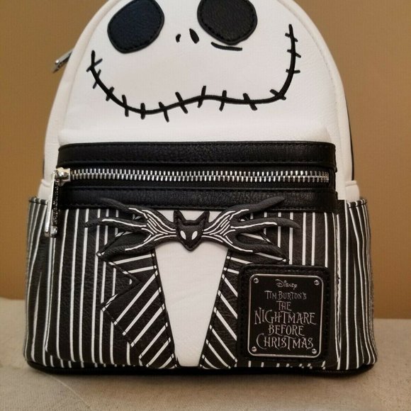 Loungefly Disney Nightmare Before Christmas Jack Skellington Mini Backpa…